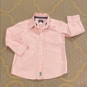 Pink Button Down Shirt Classic Design